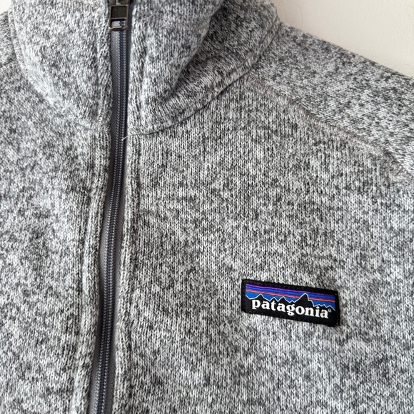 Patagonia - Women’s Better Sweater Quarter Zip Fleece Long Sleeve Top in  Gray - Picture 3 of 5